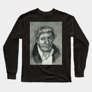 Antonio Salieri - charcoal portrait Long Sleeve T-Shirt